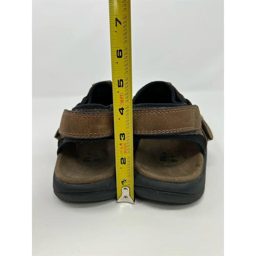 Merrell Men's Fisherman Sandals Brown Closed Toe Hook & Loop Outdoor Size 8